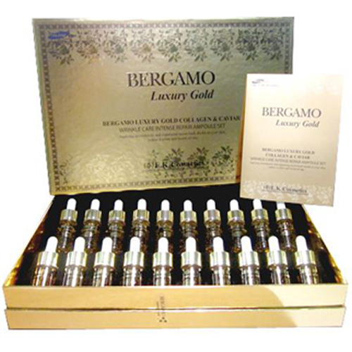 Serum Bergamo Luxury Gold Collagen & Caviar Hàn Quốc