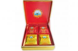 Bánh trung thu Yến Sào hộp 4 bánh x 120gr (2 thập cẩm, 2 nhân mềm)