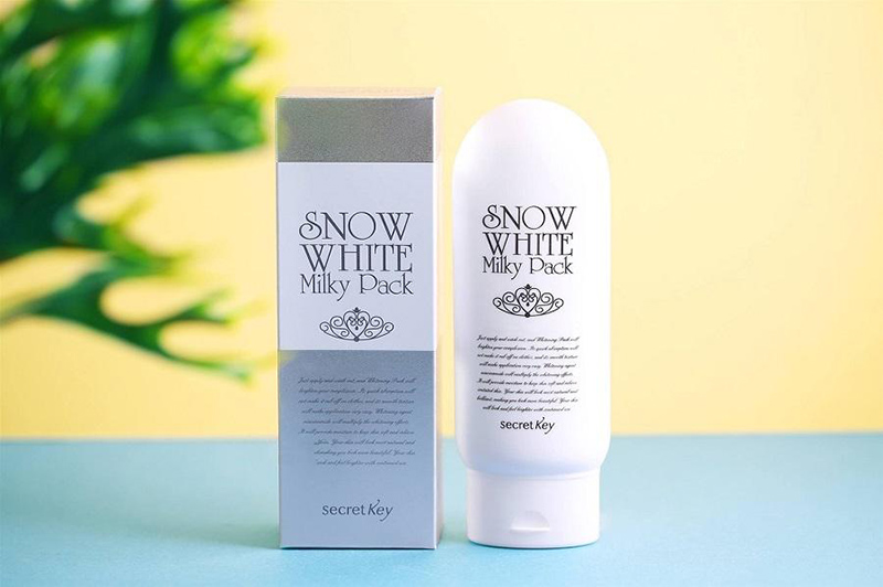  Kem dưỡng trắng da mặt và toàn thân Secret Key Snow White Milky Pack