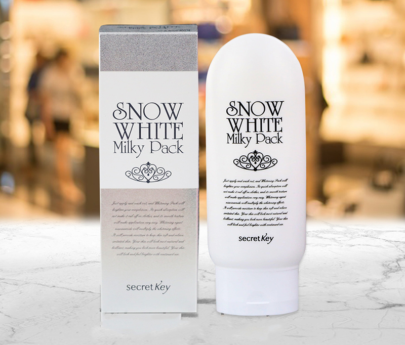  Kem dưỡng trắng da mặt và toàn thân Secret Key Snow White Milky Pack