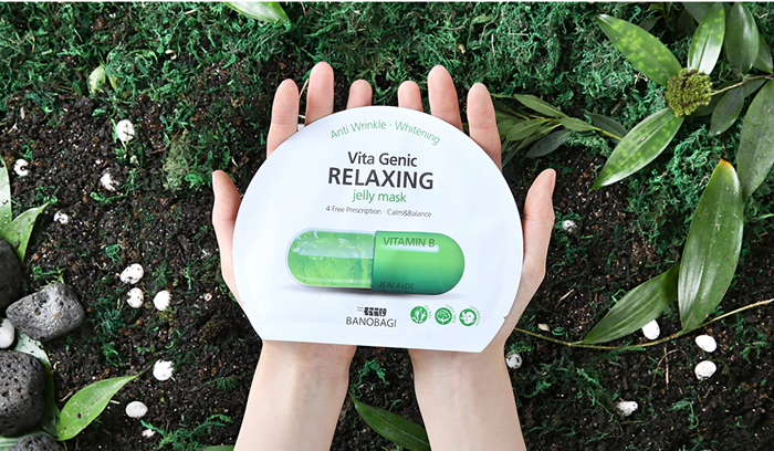 Mặt nạ Banobagi Vita Genic Relaxing Jelly Mask Xanh Lá