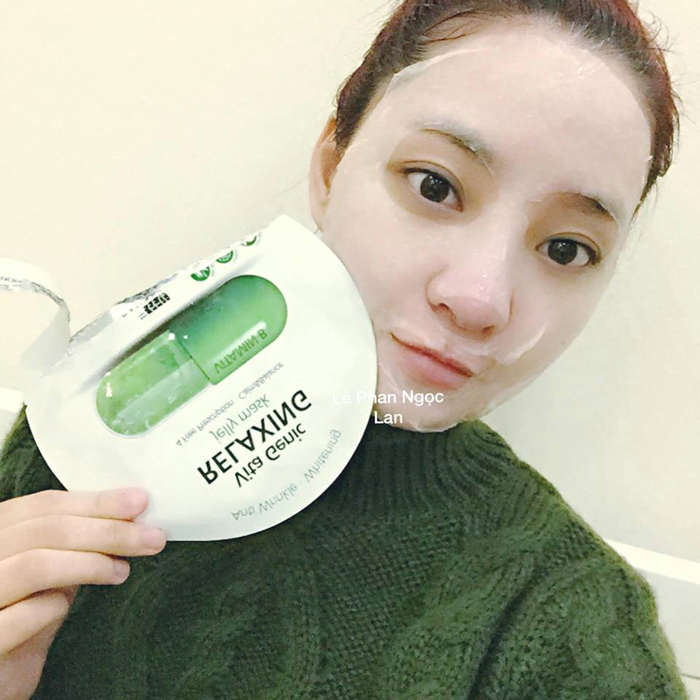 Mặt nạ Banobagi Vita Genic Relaxing Jelly Mask Xanh Lá