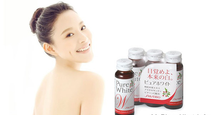 Nước Uống Trắng Da Pure White Shiseido