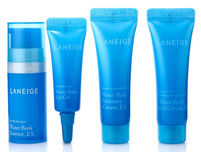 Set dưỡng mini cung cấp nước Laneige water bank trial kit (4 item)