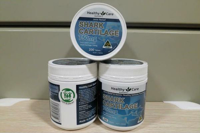 Viên sụn vi cá mập Shark Cartilage của Úc hộp 200 viên 