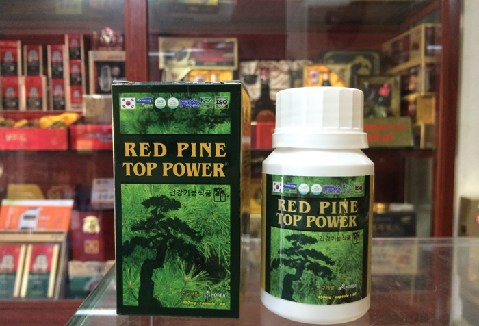 Viên tinh dầu thông đỏ Hàn Quốc Red pine top power 60 viên