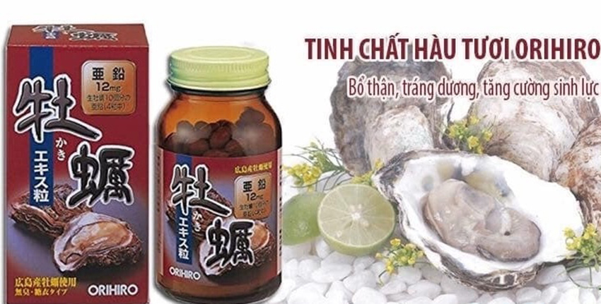 Viên uống tinh chất hàu tươi Orihiro Nhật Bản