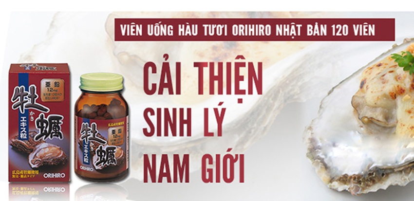 Viên uống tinh chất hàu tươi Orihiro Nhật Bản