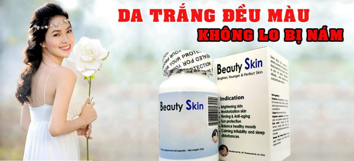 VIÊN UỐNG TRẮNG DA CHỐNG NẮNG BEAUTY SKIN 60 VIÊN